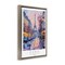 Stupell Industries Vintage Paris Street Abstract Floating Frame, design by Petal Prints Design
